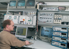 Measuring station of the laboratory for dosimetry